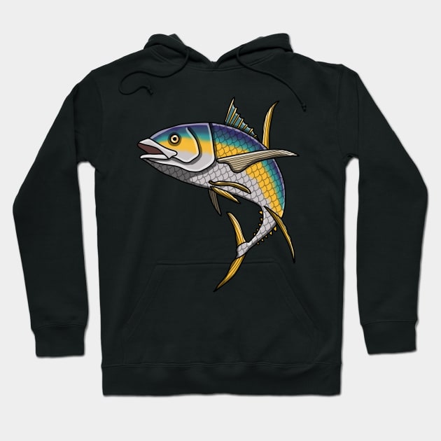 Tuna fish Hoodie by Artbychb